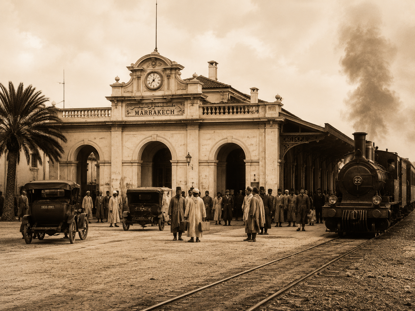 Gare de Marrakech, 1923